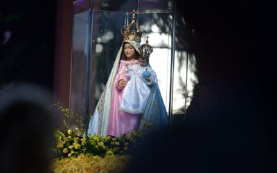 Imagem de Nossa Senhora da Penha percorre unidade prisional capixaba
