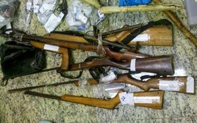 Mais de mil armas são recolhidas nos Fóruns e destruídas pelo Exército