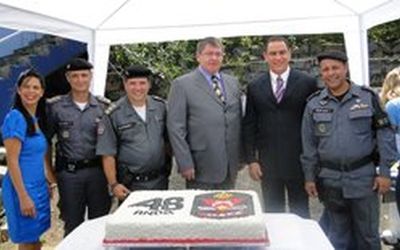 No aniversário de 48 anos do 1° BPM, comandante da unidade destaca parceria com comunidades