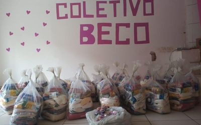 Servidores do CDPVV arrecadam uma tonelada de alimentos para doação