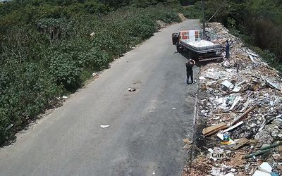 Cariacica usa videomonitoramento para coibir descarte irregular de lixo