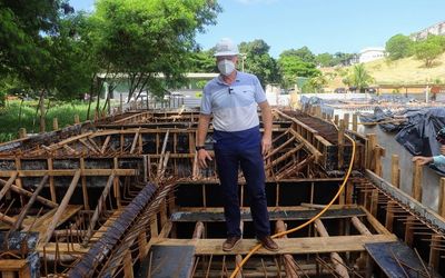 Sistema Aquaviário: Começa a concretagem dos píeres em Vila Velha