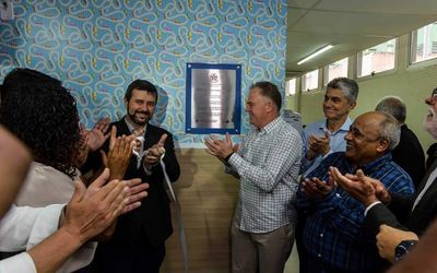 Casagrande inaugura novo setor de oncologia do Hospital Infantil de Vitória