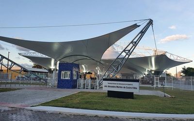 ‘Se recebemos um problema, resolvemos’, afirma Casagrande ao entregar o novo Terminal Urbano de Itaparica