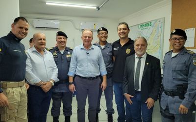 Governador entrega reforma do Batalhão da PM de Linhares e visita novo Centro de Acolhimento e Atenção Integral sobre Drogas