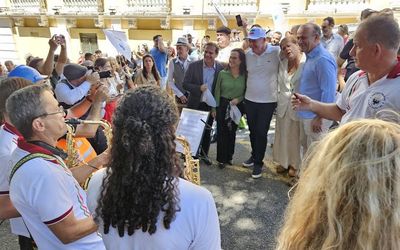 Casagrande participa das comemorações dos 150 anos da chegada dos primeiros imigrantes ao Brasil