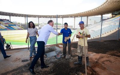 Estádio Kleber Andrade está pronto para os jogos do Mundial Sub-17