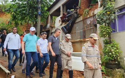 Governador anuncia auxílio de R$ 3 mil para famílias atingidas pelas chuvas no Espírito Santo