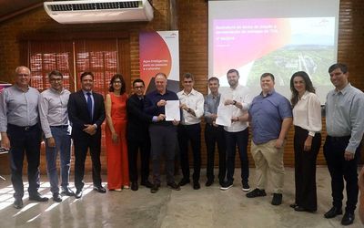 Cesan e ArcelorMittal assinam doação de terreno para estação de produção de água de reúso