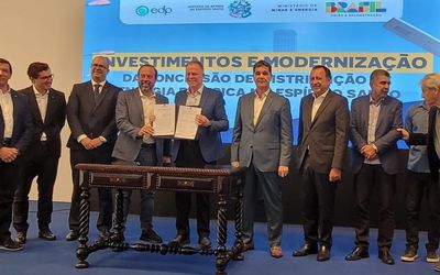 EDP assina renovação da concessão de distribuição de energia e anuncia investimentos de R$ 5 bilhões no Espírito Santo