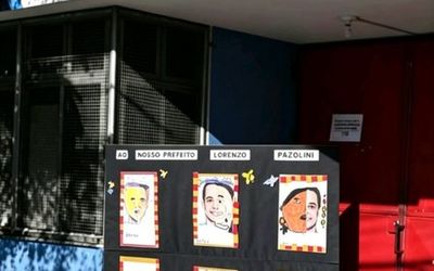 Candidato a governador, Pazolini é acusado de usar escola pública de Vitória para fazer culto a sua personalidade