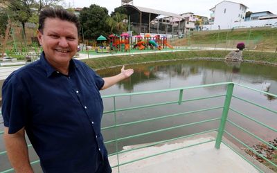 Cariacica inaugura Parque da Biquinha e prefeito agradece ajuda do governador Renato Casagrande