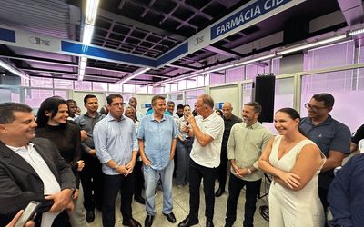 Casagrande destaca avanços na área da saúde ao entregar, oficialmente, novo espaço da Farmácia Cidadã de Cariacica
