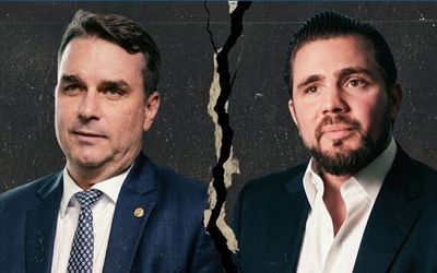 Nas asas do Master: Flávio Bolsonaro voltou dos EUA com a família em avião de Vorcaro que foi usado por Alexandre de Moraes