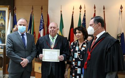 GOVERNADOR DESTACA O EQUILÍBRIO, RESPONSABILIDADE E O BOM SENSO DE SÉRGIO GAMA: A justa homenagem a um guerreiro da Justiça
