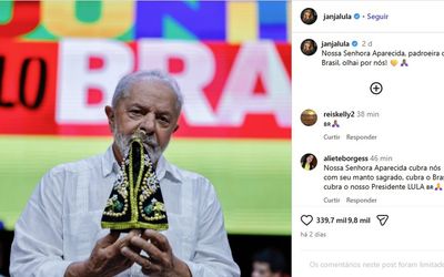 'Mexer com Nossa Senhora Aparecida é inaceitável', afirma presidente Lula