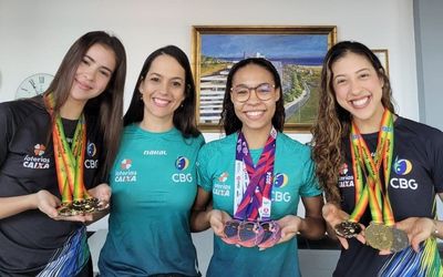 Capixabas ajudam o Brasil a realizar sua melhor participação na história da Copa do Mundo de Ginástica Rítmica