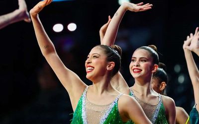 Capixabas da ginástica rítmica garantem pódio por equipe em última competição antes das Olimpíadas