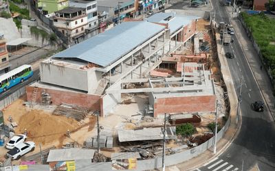Mercado Municipal de Cariacica está com 80% das obras concluídas