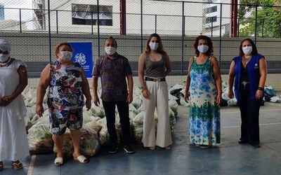 ES Solidário entrega mais de 700 cestas verdes a instituições capixabas