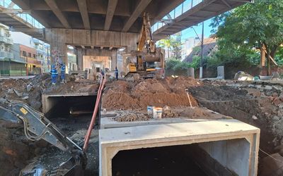 Macrodrenagem do Canal da Costa avança a cada dia em Vila Velha, com recursos do Fundo Cidades