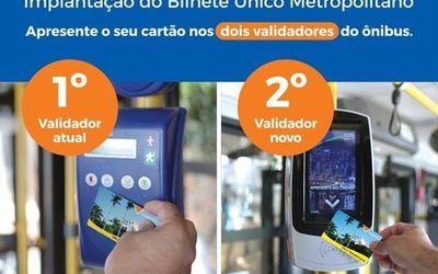 Migração dos cartões nos ônibus de Vitória e Vila Velha começa no sábado