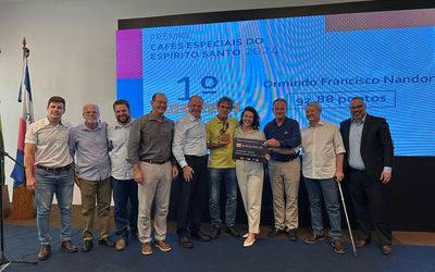 Emoção marca entrega da premiação dos melhores cafés especiais do Espírito Santo