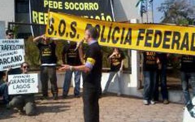 Policiais federais, em greve, suspendem serviços da Inteligência