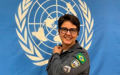 Lorena Daleprane, a cabo da Polícia Militar que deixou importante legado no Sudão do Sul, onde serviu na Missão de Paz da ONU