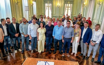 Casagrande e Euclério Sampaio assinam convênio para construção de mais dois viadutos em Cariacica