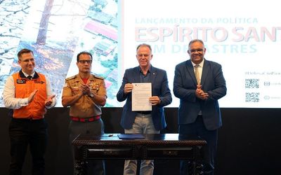 Espírito Santo cria Política de Enfrentamento a Desastres e ganha unidade do Serviço Geológico do Brasil