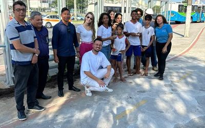 Startup capixaba inaugura ponto de ônibus sustentável com apoio da Fapes