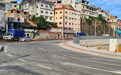 SERIA BOICOTE DO PREFEITO PAZOLINI OU FALTA DE GRANDEZA E SABEDORIA? Casagrande entrega novo retorno da Avenida Alexandre Buaiz e saída do Porto de Vitória, mas Prefeitura de Vitória deixa região sem 