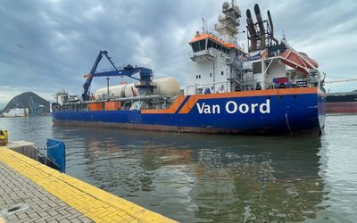 Vports inicia dragagem no Porto de Vitória