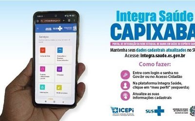 Usuários do SUS podem realizar atualização cadastral no Integra Saúde Capixaba