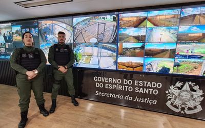 Governo do Estado amplia uso de câmeras corporais no sistema prisional do Espírito Santo