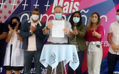 Estado anuncia construção de espaço esportivo e quadra poliesportiva na Serra