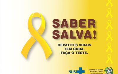 Julho Amarelo: Governo capixaba inicia campanha de conscientização sobre hepatites virais