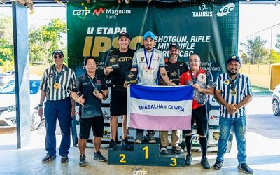 Capixaba conquista mais um ouro no Campeonato Brasileiro de tiro prático e lidera ranking