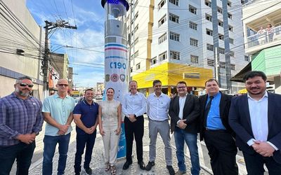 Câmera e botão de emergência: Posto de Policiamento Eletrônico começa a funcionar no Espírito Santo