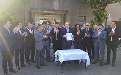 Casagrande entrega 170 novas viaturas à Polícia Militar e anuncia a volta do pagamento de bônus para policiais que apreenderem armas no Espírito Santo