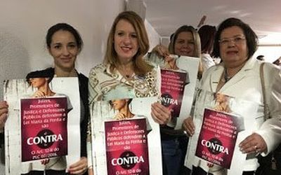 Ministério Público Brasileiro, OAB e mais 71 entidades que ‘criaram’ a Lei Maria da Penha são contra delegado de Polícia conceder medidas protetivas a vítimas de violência doméstica