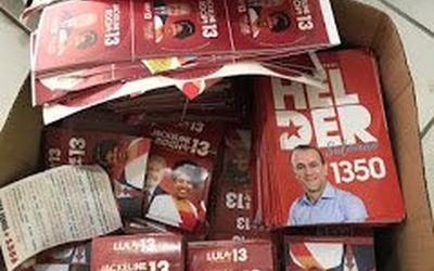 PARTIDO INSISTIA EM DIZER QUE O PRESIDIÁRIO LULA É CANDIDATO: Justiça acolhe pedido do Ministério Público Eleitoral e apreende materiais de campanha do PT no Espírito Santo