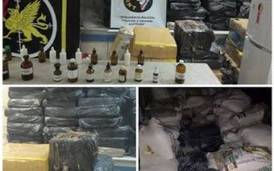 É A MAIOR APREENSÃO DE DROGAS JÁ REGISTRADA NA HISTÓRIA DO ESPÍRITO SANTO: PM acaba de prender seis suspeitos de tráfico com 3,5 toneladas de maconha na Serra