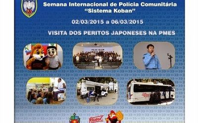 PMES recebe comitiva do Japão e inicia ‘Semana Internacional de Polícia Comunitária Sistema Koban’