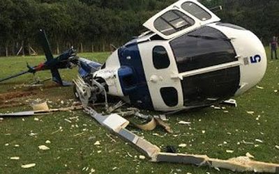 GOVERNADOR E PRIMEIRA-DAMA FORAM DEIXADOS EM CASA ANTES DO ACIDENTE: Nova versão garante que Hartung não estava no helicóptero que caiu no Espírito Santo