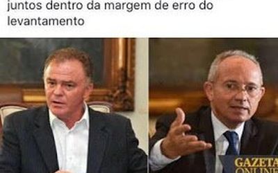 FUTURA DIZ QUE PAULO HARTUNG É DONO DA MAIOR REJEIÇÃO À CORRIDA ELEITORAL: Casagrande recebe resultado da pesquisa com gratidão ao povo do Espírito Santo