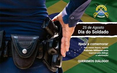 Em artigo, presidente do Clube dos Oficiais saúda a todos os policiais neste Dia do Soldado, mas afirma que militares capixabas não têm o que comemorar