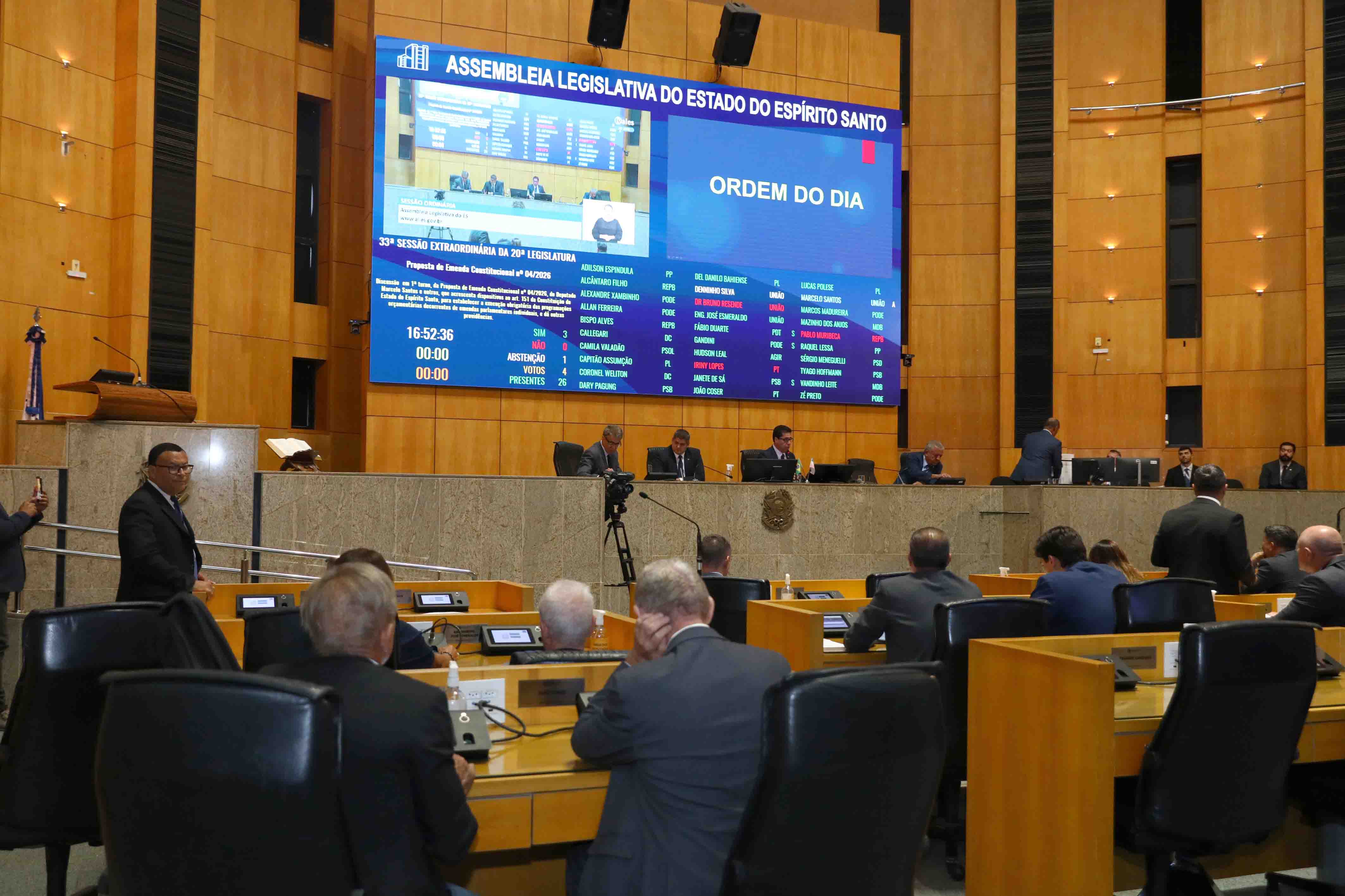 PEC de Pazolini é turbinada e deputados capixabas passam a ter emendas impositivas de até R$ 14,5 milhões