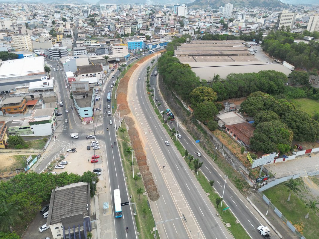Trecho da Avenida Mário Gurgel será interditado para nova etapa de construção de viaduto em Cariacica
